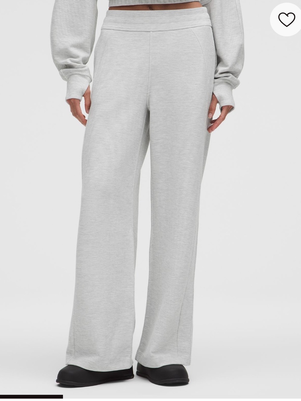Lululemon Scuba Mid-rise Wide-leg Pant Waffle - Picture 4 of 8